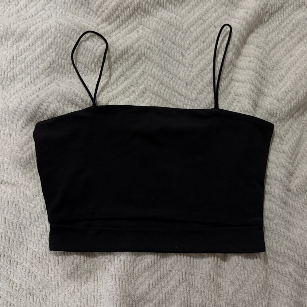 Cutout Cropped Cami Tank